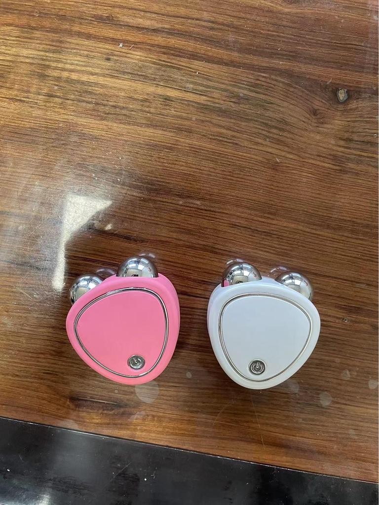 Rechargeable Double Roller Microcurrent Facial Massager