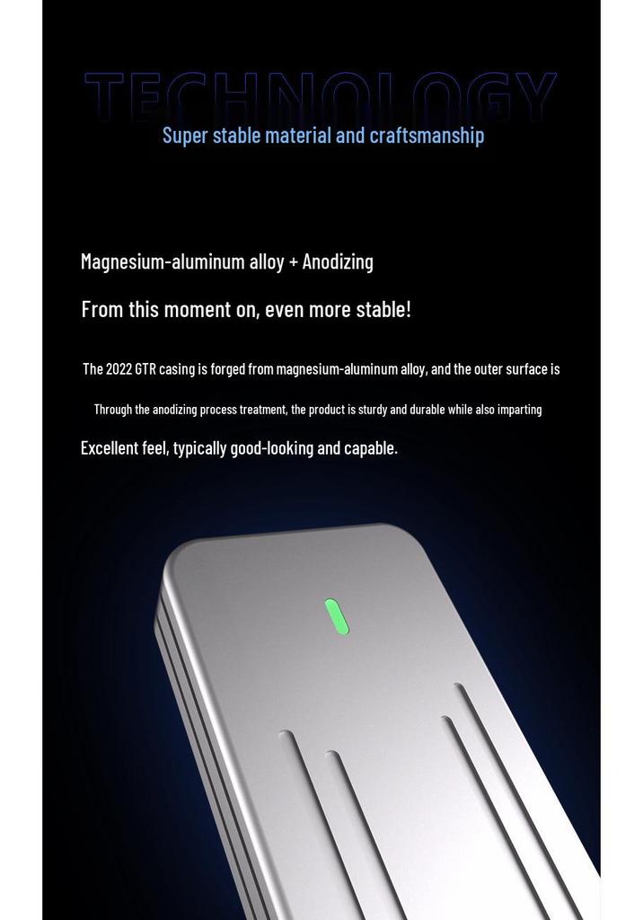 JiaYi i9GTR M.2 NVME Aluminum Type-C 3.1 Gen 2 Mobile Hard Drive Enclosure
