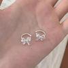 1PAIR Xiaoxiangfeng Cute Exquisite Ear Bone Clip Unique Femininity Versatile Light Luxury Bow Ear Clip No Ear Piercing