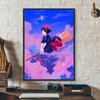 K-Kikis D-Delivery S-Service Anime-Poster, HD-Kunst, klebrige Wand, wasserdicht, für Zuhause, Wohnzimmer, Schlafzimmer, Bar, ästhetische Dekoration