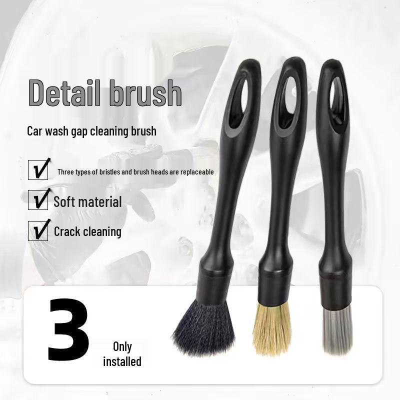 Car Interior Soft Bristle Detail Brush for Vents, Crevices & Edges