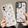 For iPhone 16 Pro Max Phone Case For iPhone 16e 15 14 13 12 Pro Max Plus 11 XR XS Flower Print Phone Case TPU Soft Shockproof Case Cover