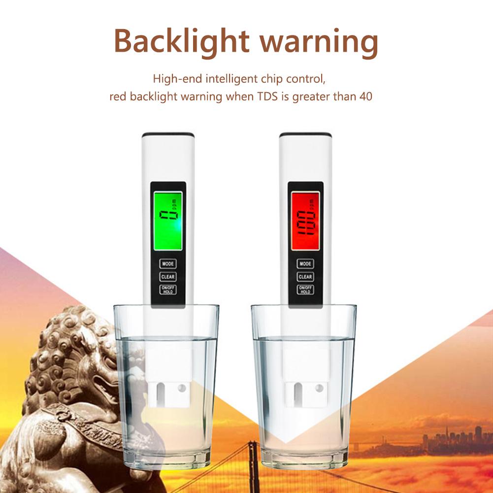 4 In 1 Digital Water Quality Tester TDS Meter EC Meter & Temperature Meter for Drinking Water Hydroponics Aquariums Pools