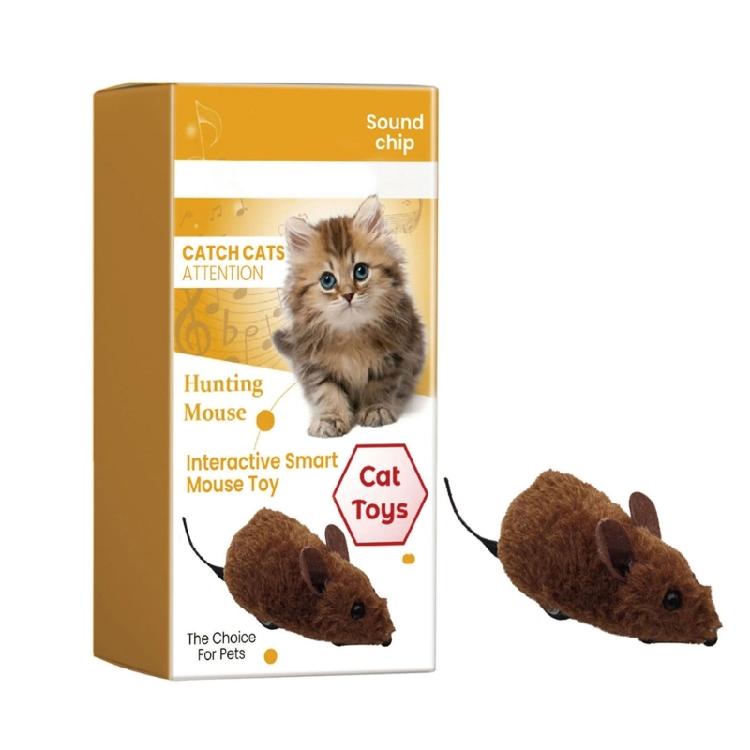 Cat Interactively Toy Realistic Mouse Cat Toy Training Squeaky Sound Cat Toy