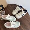 Student De Xun Women's Cute Ugly Skate Shoes - Chic Korean Style, Breathable Little White Sports Shoes for Autumn.