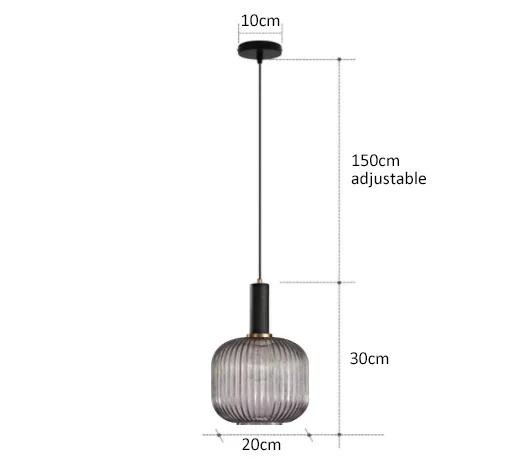 Nordic Restaurant Colorfull Glass Pendant Lights Creative Living Room Lamp Simple Bedside Lamp LED E27 Hanging Loft Lighting