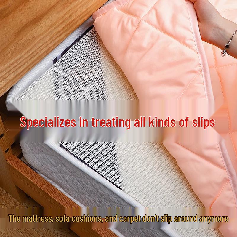 Anti-Slip Silicone Mesh Mattress, Bedding & Sofa Cushion Fixer