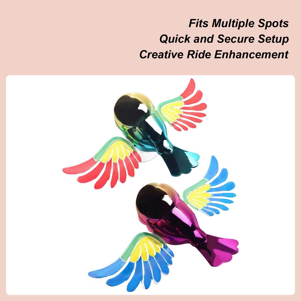 Auto Spiegel Zubehör Lustige Windbetriebene Dynamische Rotierende Flügel Vogel Fahrzeug Armaturenbrett Deko Für Automobil LKW Wohnmobil SUV Motorrad