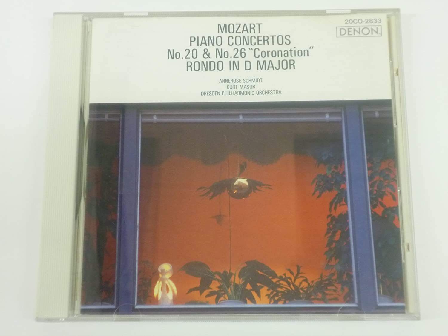

CD MOZART - Mozart: P Concerto No. 20 20CO2833 Japan Classical Used