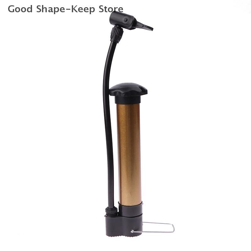 1PC Portable Bicycle Pump 80 PSI Bike Manual Air Pump Balloon Tire Inflator Schrader Valve Floor Pump Cycling Accesories