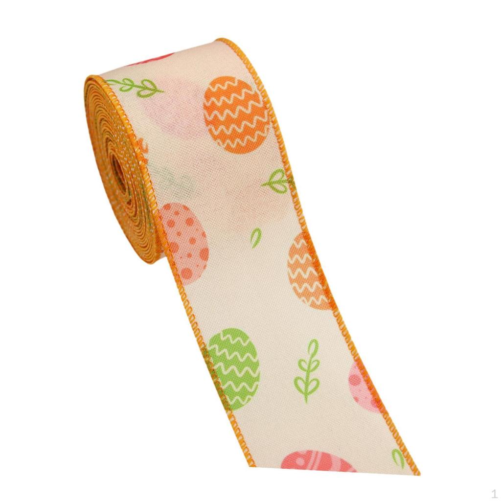 Easter Ribbon 15ft Length Spring Craft for Baskets Crafts Bow Decoration
