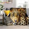 Animal Cartoon Leopard Cheetah Beast Fashion Blanket,Soft Throw Fashion Blanket for Home Bedroom Bed Sofa Picnic Travel Office Cover Fashion