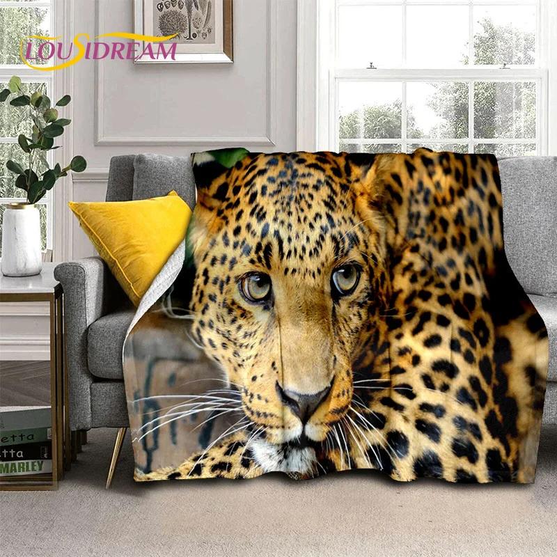 Animal Cartoon Leopard Cheetah Beast Fashion Blanket,Soft Throw Fashion Blanket for Home Bedroom Bed Sofa Picnic Travel Office Cover Fashion