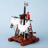 MOC Notice Board Building Blocks Bee Farm Fountain Bonfire Stove Medieval Town Street View Water Wall Bridge Road Sign Brick Toy