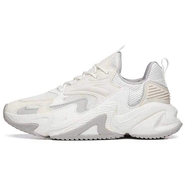 ANTA Walker 3.0 Casual Shoes Women's Low Top Ivory White/Mud Gray/Night Mist Gray 122238881-1