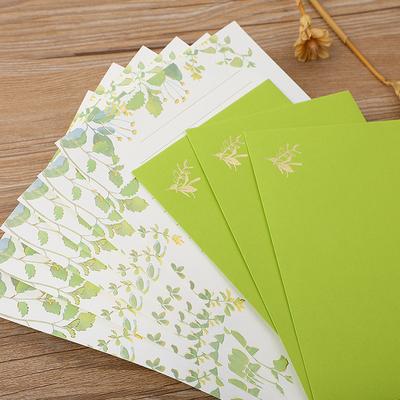8-teiliges Vintage-Schreibpapier für Umschläge, europäisches Nachrichtenbrief-Set, Büro, Liebesumschlag, Briefblöcke, Schule, Kawaii-Briefpapier