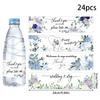 Wedding Water Bottle Labels Thank You,Greenery Floral Water Bottle Wraps Sticker Water Bottle Labels for Birthday Party