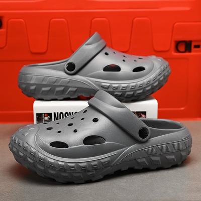 Dierované topánky pre pánske letné oblečenie. Proti zápachu, Protišmykové, Mäkká podrážka, Pohodlné, Priedušné plážové šľapky