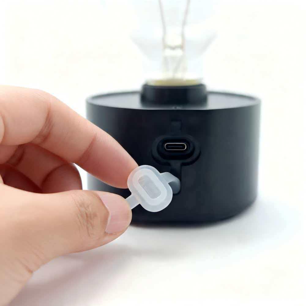 Retro LED Night Light: Rechargeable Bedside Atmosphere Lamp