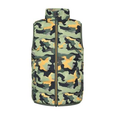 Childrens/Kids Rocko Camo Padded Gilet