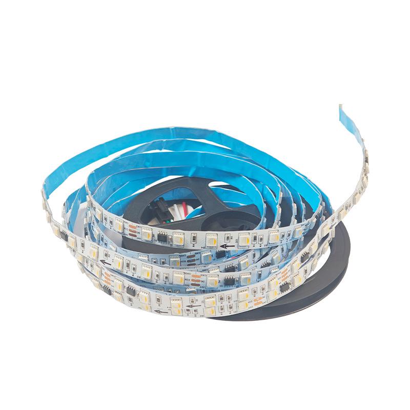 RGBW LED Strip Light: High CRI, Waterproof, 24V/12V, Outdoor, High Brightness for KTV and Stage Lighting.