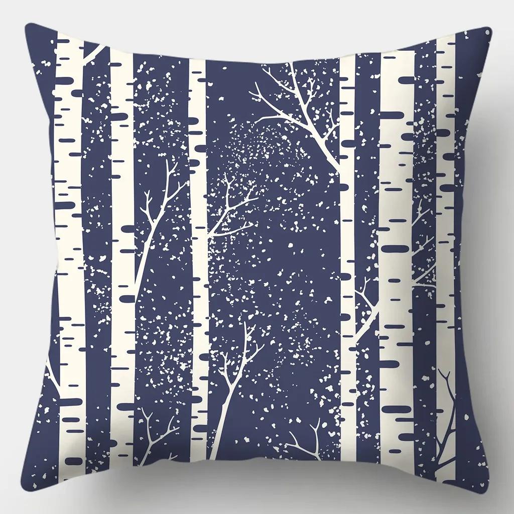 Creative Elk Cushion Covers Deer Pillowcases in the Forest Square Sofa  Home Decor
