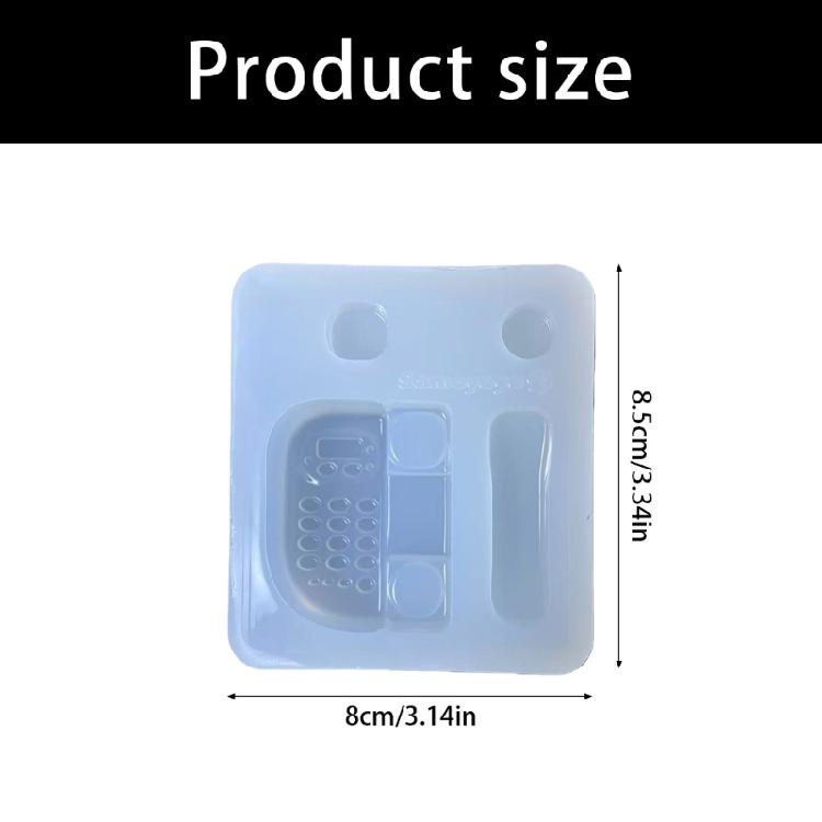Creative Baking Silicone Phone Mold For Handmade Resin Crafts Jewelry Making Cake Decorating Reusable Mould