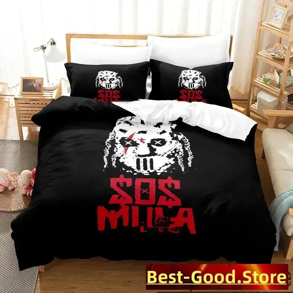 3D Print Zillakami Rapper Bedding Set Boys Girls Twin Queen King Size Duvet Cover Pillowcase Bed boys Adult Home Textileextile