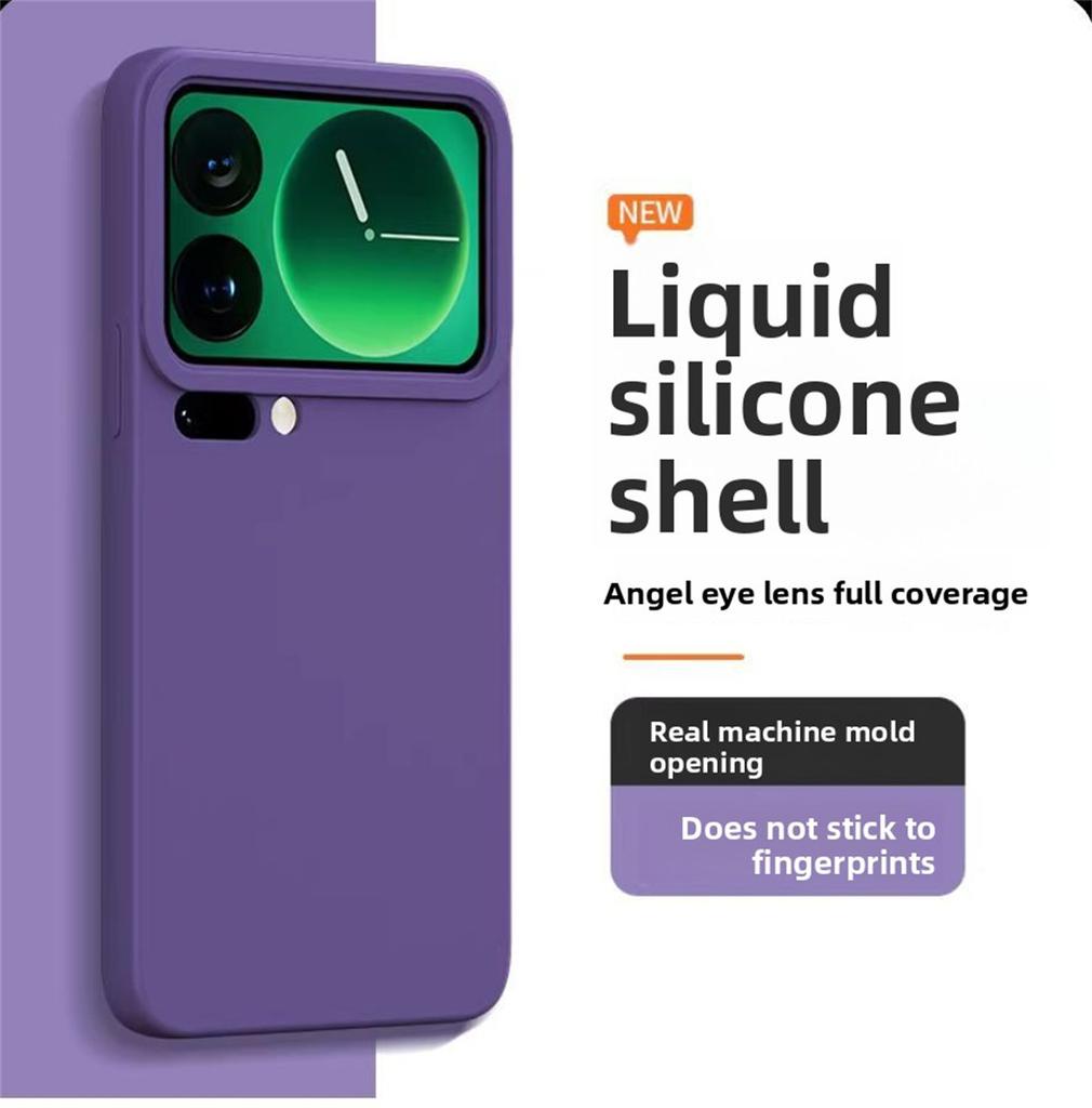 Slim Offical Phone Case for Xiaomi Mi 14 15 Ultra 17 Pro Max TPU Cover Liquid Silicone Soft Cases  Protective