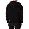 Armani Exchange Solid Color Hooded Zip Long Sleeve Sweatshirt Men tops Black 6DZMHD-ZJNPZ-1200