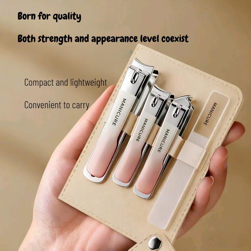1SET Gradual Change Color Nail Clipper Set Household Nail Clippers High-grade Nail Clippers Portable Nail Clipper Clipper Nail Clipper Set