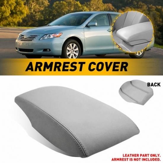 Console Lid Armrest Vinyl Cover Gray Fits 2007 2008 2009 2010 2011 Toyota Camry
