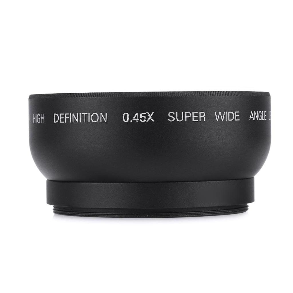 52mm 0.45X Wide Angle Universal Conversion Macro Lens for DSLRS and Digital Cameras