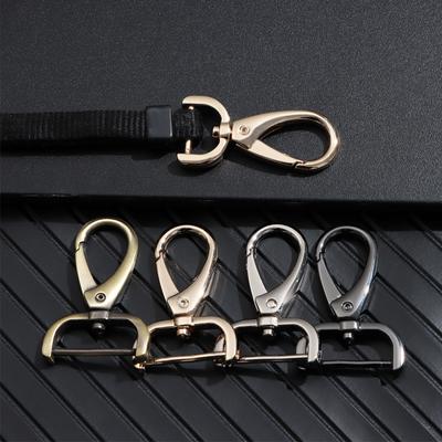 Metal Webbing Buckle Leather Strap Buckles Pet Leash Hooks Trigger Clips Detachable Snap Hook