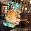 Phone Case: 2D Flat, Suitable for Samsung Galaxy A34 A35 M05 M06 S20 S22 S21 FE Plus 5G Protective Case, Party Little Fox, Perfect Christmas and Hallo