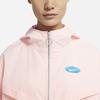 Nike Solid Logo Woven Sports Hooded Jacket Women jackets Pink DM6567-610