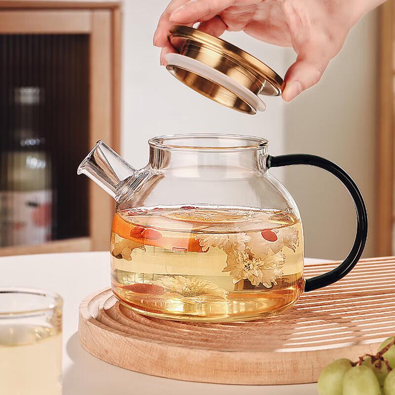Gnas High-Temperature Borosilicate Glass Teapot