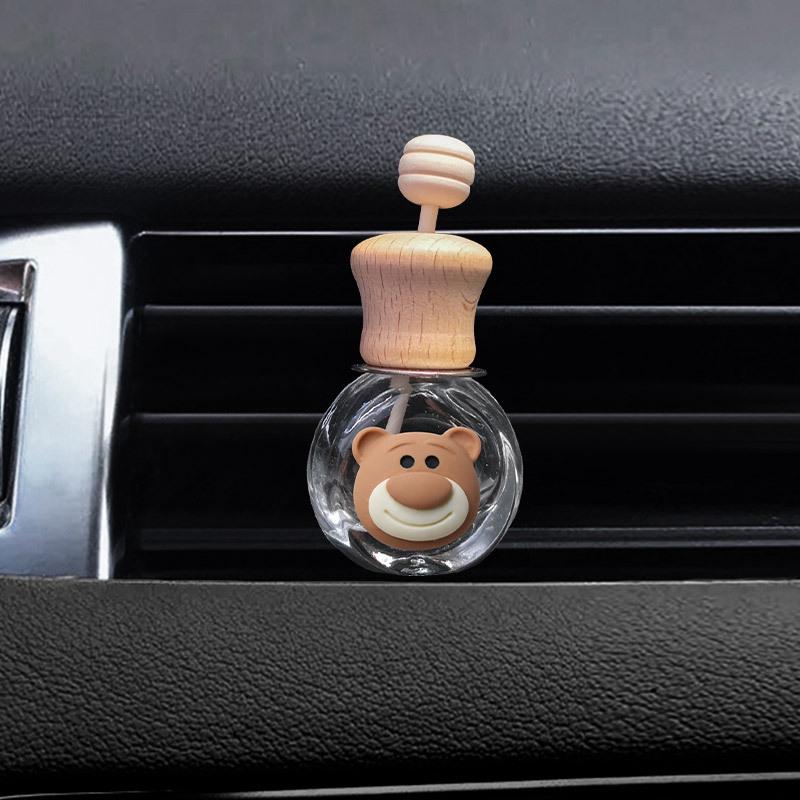 Cartoon Car Air Vent Perfume Bottle Ornament