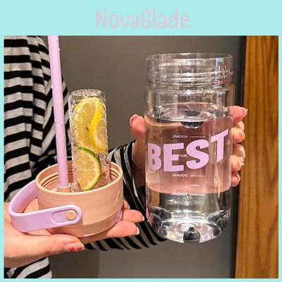 Pc Water Cup For Women With Straw For Office And Home Use