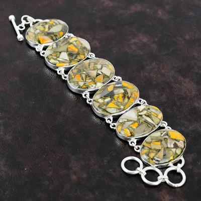Braccialetto in rame con ape e diaspro, gioielli boho fatti a mano, bracciale in argento sterling 925, gioielli con pietre preziose, bracciale a catena regolabile, regalo per lei