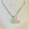 2025 Elegant Green Fortune Bag Pendant Necklace: Women's Versatile Luxury Jewelry