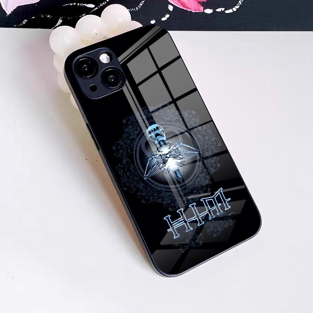 His I-Infernal M-Majesty Phone Case For IPhone 17 Pro Max 16 15 14 Pro Max 13 11 X Xs Xr 8 7Plus Glass Cover