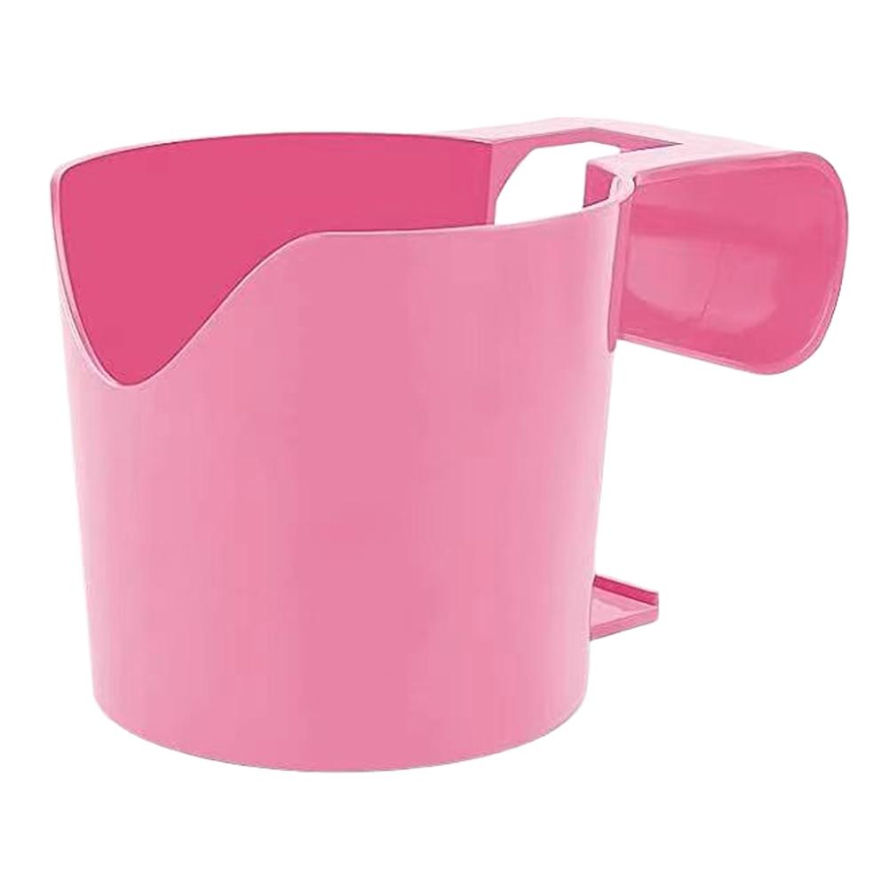Pool Cup Holder No Punching Pool Storage Rack Reusable Holder for Drinks (Pink)