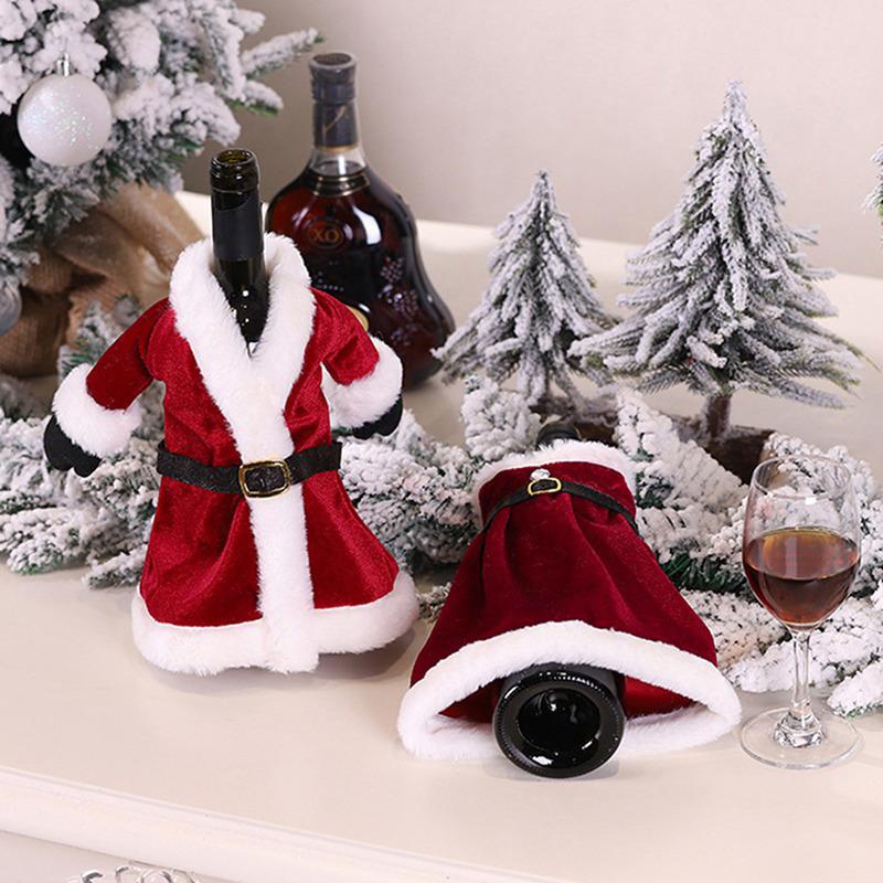 Christmas Wine Bottle Cover Merry Christmas Decorations For Home2026 Christmas Ornament Xmas Navidad Natal Gifts New Year 2026