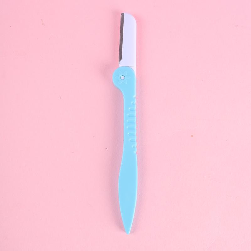Foldable Safety Eyebrow Razor - Women s Professional Microblading Beauty Tool Macro зелёный