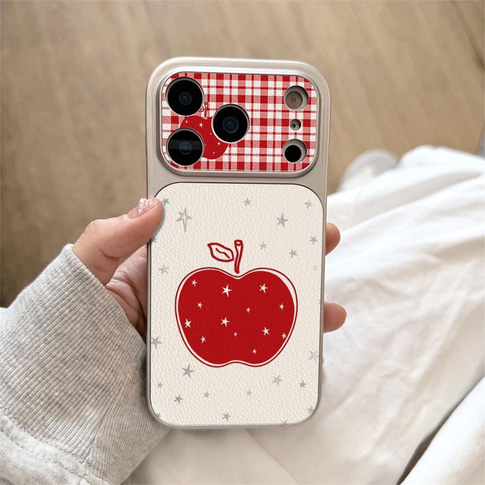 ins wind Japan and South Korea silver apple for iPhone17promax Apple 16 mobile phone case 15 new all-inclusive Apple 11