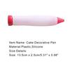 Cake Silicone Nozzle Syringe Pastry Icing Writing Pen DIY Baking Decor for Home Kitchen