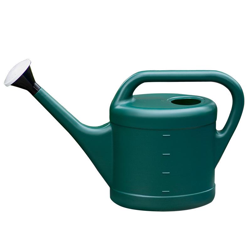 3-10L Large Capacity Plastic Watering Can with Long Spout for Home and Garden Use