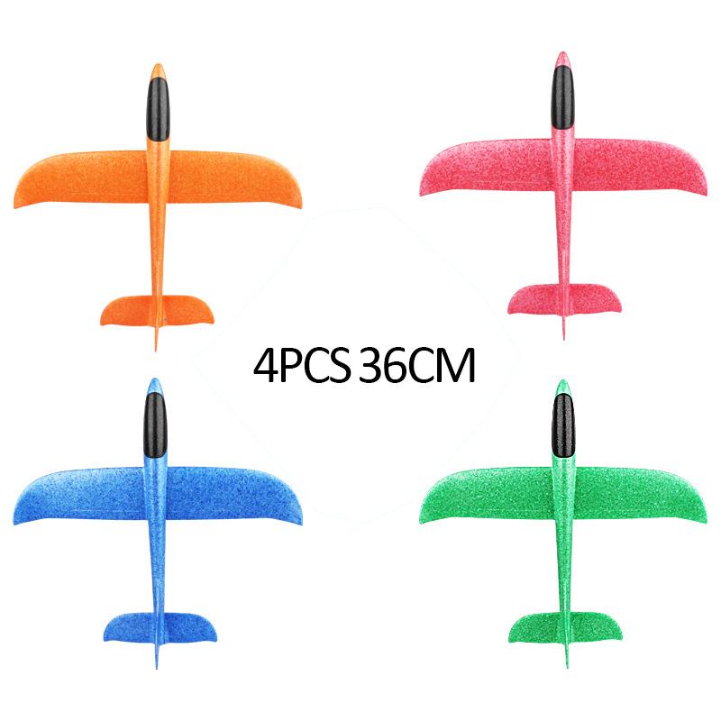 Big Foam Plane Flying Glider Toy Hand Throw Styrofoam Airplane Outdoor Game Aircraft Model Fun Toys aircraft for Kids Boys Gift