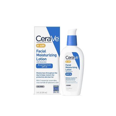 [CeraVe] CeraVe AM Feuchtigkeitslotion für das Gesicht 89 ml, 1 Einheit